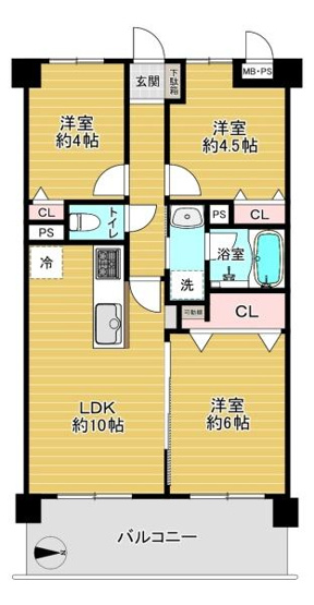 【間取り】 | エメラルドマンション鶴見緑地