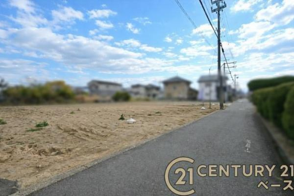 リナージュ常盤町 ５号地　建築条件なし土地の前面道路含む現地写真