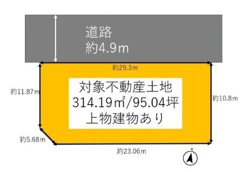 生駒郡三郷町立野南１丁目の売地の土地図