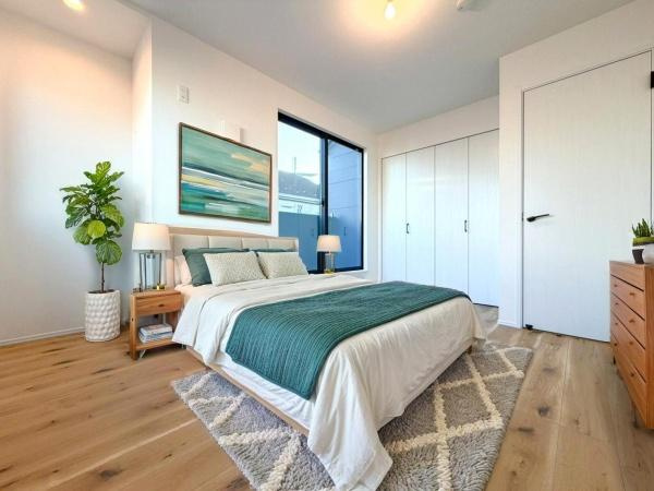 横浜市保土ケ谷区鎌谷町の新築一戸建の寝室|※家具類はCGイメージです。