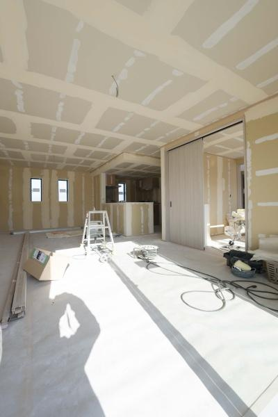 横浜市栄区庄戸５丁目の新築一戸建の居間・リビング