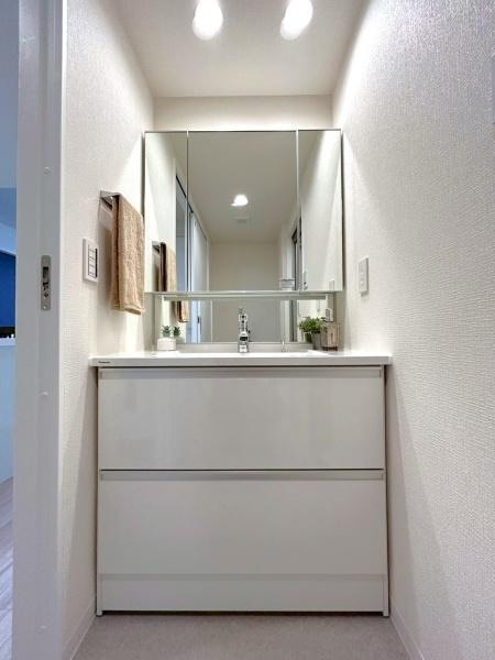 コスモ三ツ沢ガーデン山の独立洗面台