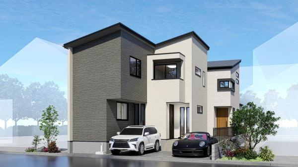 藤沢市辻堂１丁目の新築一戸建の外観|建物外観イメージパース
