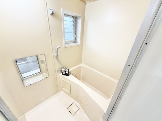 野沢ハイツの浴室|日々の疲れを癒すお風呂付です