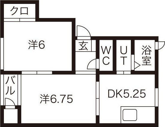 サンフラワー幸の間取り