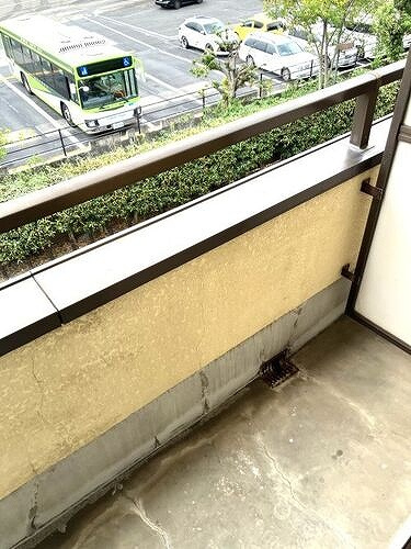 北町コーポ３号棟のバルコニー|バルコニー