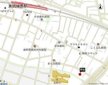北町コーポ３号棟のその他|地図
