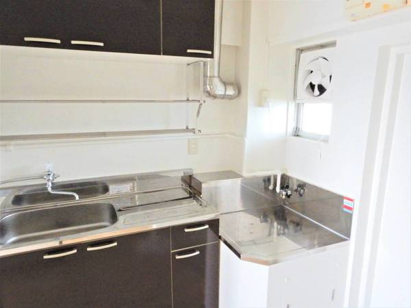 ビレッジハウス厨川3号棟のキッチン|ビレッジハウスの同一物件・同一タイプの間取りの写真です