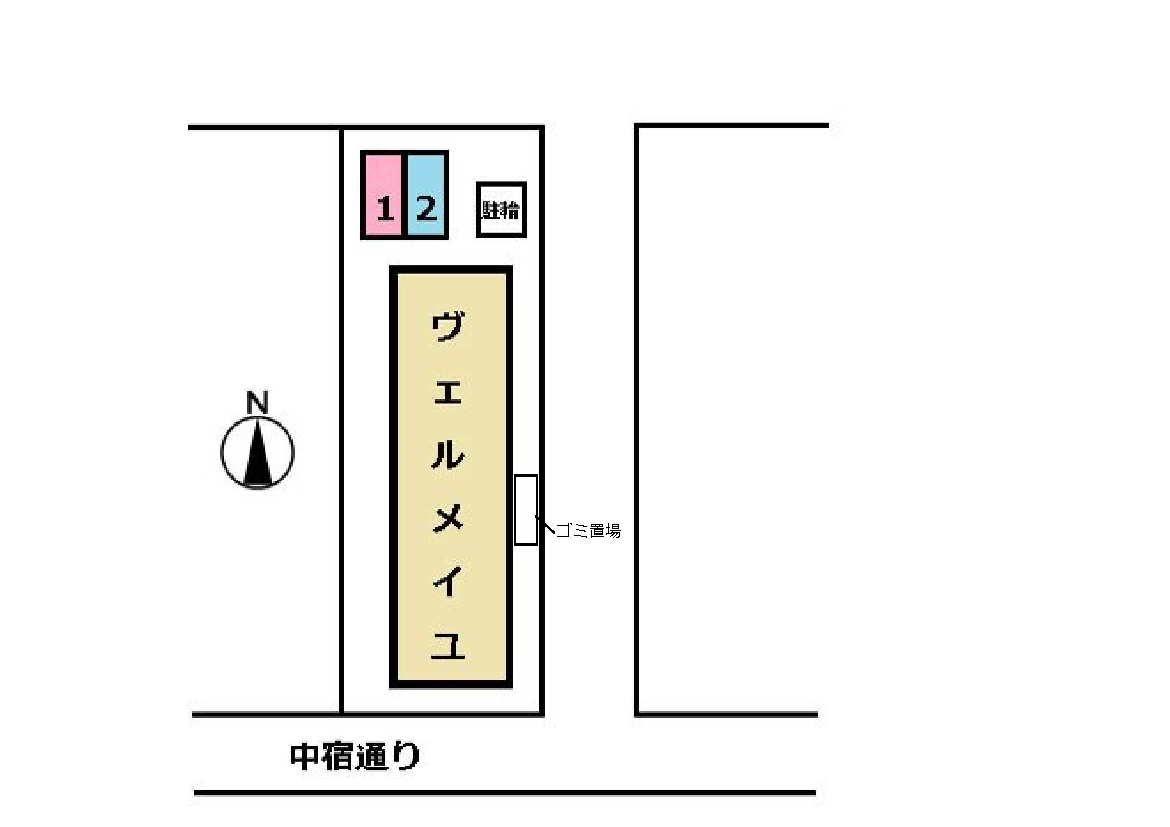 ヴェルメイユの駐車場