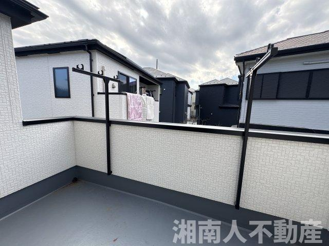 平塚市岡崎  新築戸建のバルコニー|広々としたバルコニーです