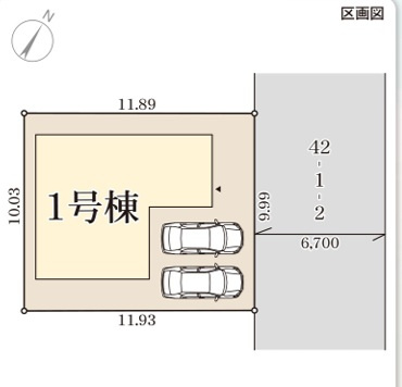 【区画図】 | リーブルガーデン泉佐野市南中樫井 | 区画図