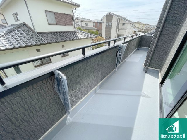 神戸市西区桜が丘中町　第2期　新築一戸建てのバルコニー|日当たりのよいバルコニー！お部屋が開放的に！