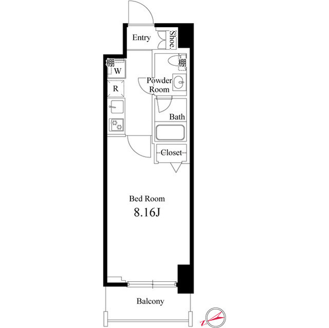 PARKSQUARE国府台の間取り