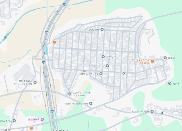 小野市天神町　第18期　新築一戸建ての地図