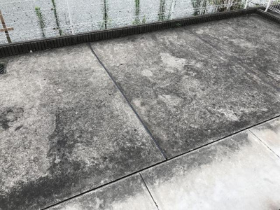 【バルコニー】 | アムールエバーハイツ | 広々とした専用庭