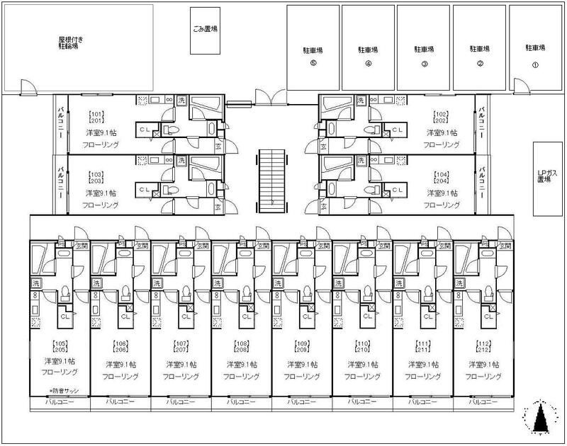 リブリ・Sunnyの区画図