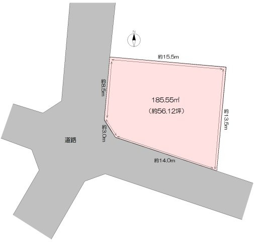 【土地図】 | 売地　高知市南宝永町　＠31.67