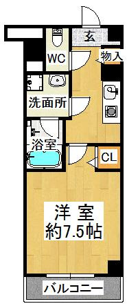 フェリーチェスの間取り|※間取りが現況と異なる場合は現況を優先します※