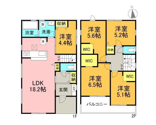 5LDK＋WIC