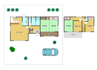 【間取り】 | 川西市大和東５丁目中古戸建 | ５LDKの間取りでファミリー様におすすめです♪