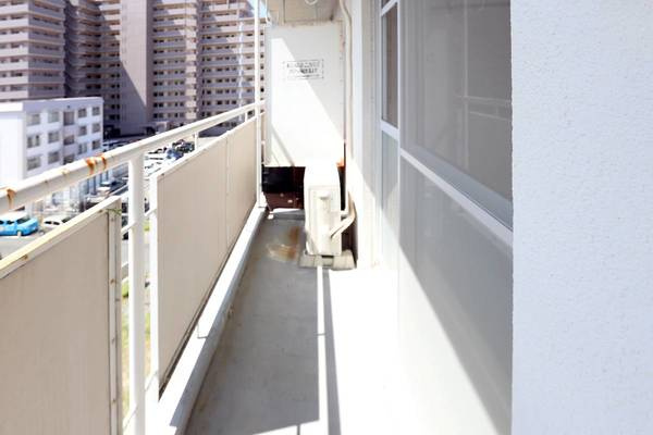 ビレッジハウス上和白2号棟のバルコニー|ビレッジハウスの同一物件・同一タイプの間取りの写真です