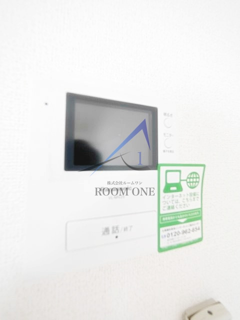 リュミエール東雪谷のセキュリティ|モニター付きインターホンです。