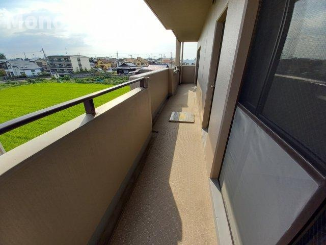 クレールI・Kのバルコニー