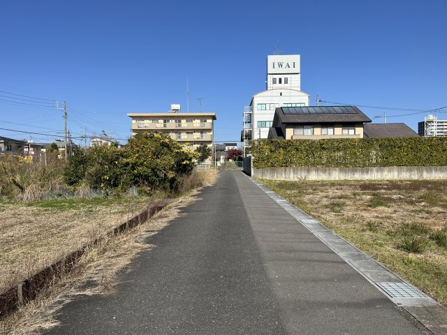 ６６２６８　岐阜市市橋３丁目土地の前面道路含む現地写真