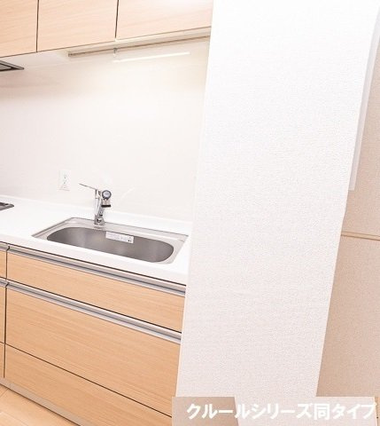 ネオフルールＡのキッチン|きれいなキッチンです