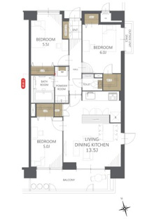 【間取り】ダイアパレス太田第２ 