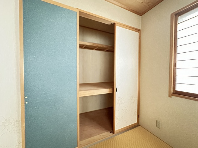 【和室】 | 新座市野火止8丁目　中古一戸建住宅　(志木本店) | 和室6.0帖、押入れ付きで、和室もすっきり片付く空間。