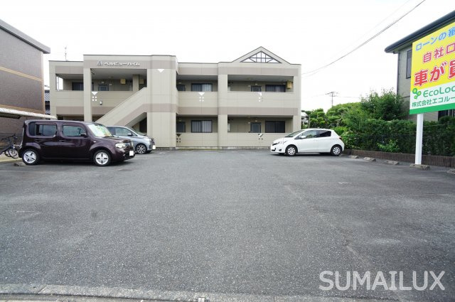 熊本市南区島町４丁目のアパートの駐車場
