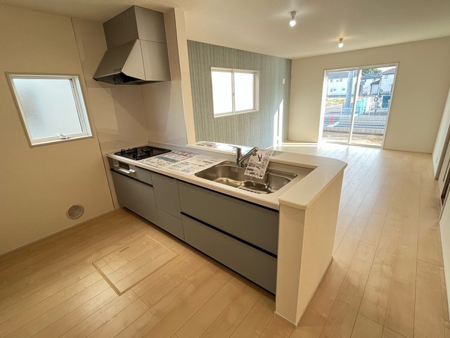 小山市中久喜　新築戸建1-1のキッチン