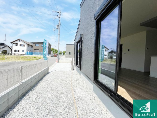 北葛城郡広陵町大野　第6期　新築一戸建ての庭|日当たりのよいお庭スペース！