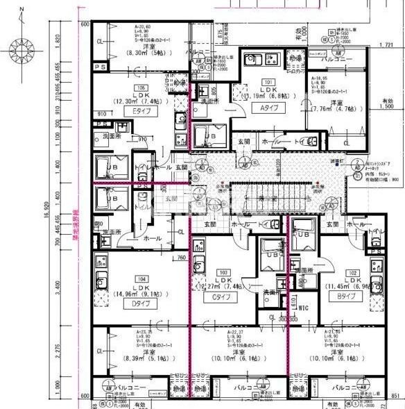 ACT布施の区画図