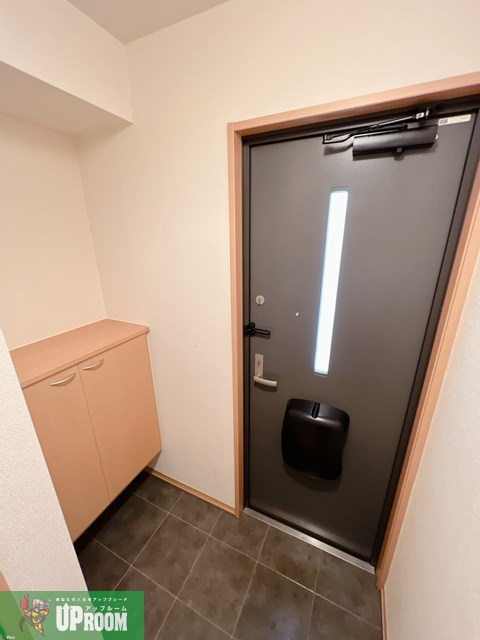 ソレアード Ａ棟の玄関