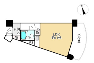 【間取り】 | 琵琶湖アーバンリゾートⅠ番館