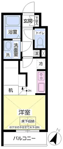 高槻市　阪急京都線「上牧」駅徒歩約2分　一棟収益マンション　ルネス上牧の間取り