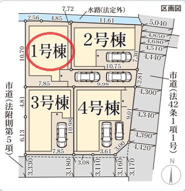 【区画図】 | リーブルガーデン東住吉区住道矢田２０期 | 区画図