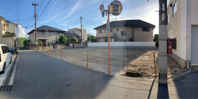【前面道路含む現地写真】 | リーブルガーデン東住吉区住道矢田２０期 | 前面道路含む現地写真