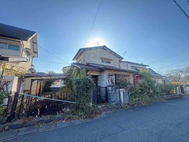 岡山市中区乙多見　売土地の外観|土地面積約４７坪。
建築条件無し、解体更地渡しです。