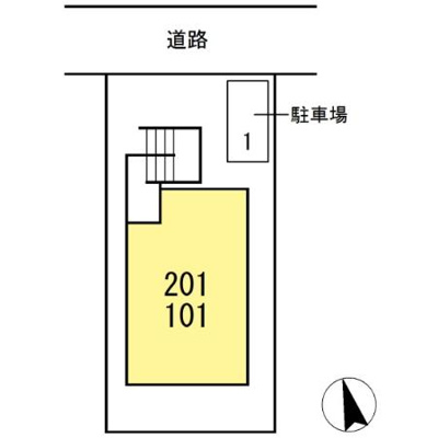 【区画図】 | パークハイツⅡ