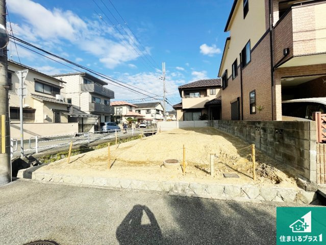 宝塚市光明町　第1期　新築一戸建ての外観|周辺は落ち着いた街並みの住宅地！子育てがしやすい住環境です！まだ未完成ですが、現地でしかわからない事もございます。是非一度ご覧ください。