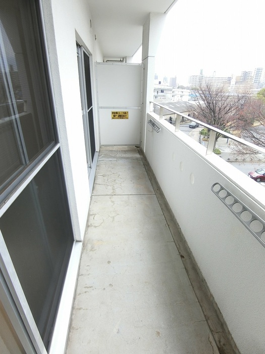 U-FLATSのバルコニー