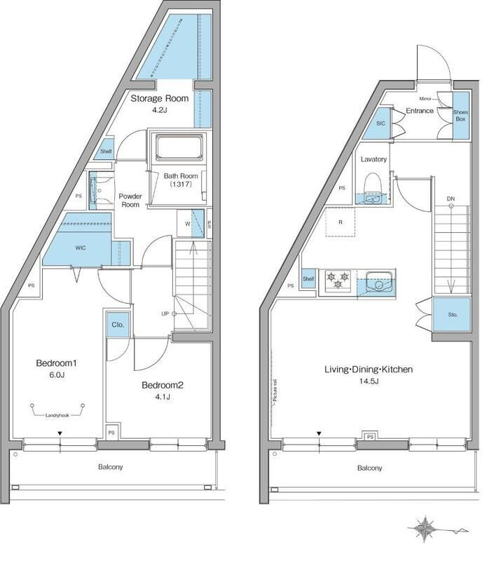 ルフォンリヴェント杉並永福の間取り
