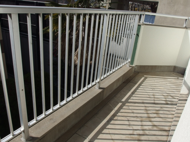 江口マンションのバルコニー