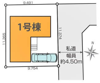 【区画図】 | 西東京市田無町10期　全1棟　1号棟 | 西東京市田無町10期　全1棟　1号棟