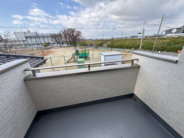 GRAFARE西区清里2期｜名古屋市の戸建ならホームアップのバルコニー