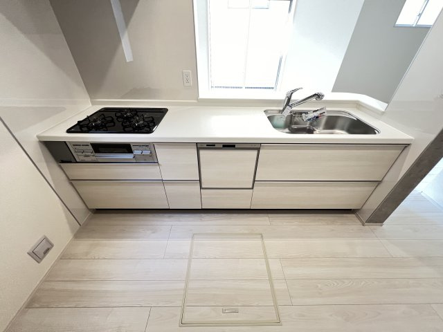 橿原市新口町全２棟 １号棟 のキッチン|きれいなキッチンです