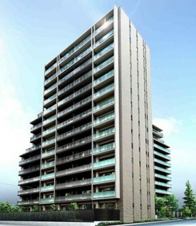 【外観パース】 | 鉄筋コンクリート造のがっちりとした建物。